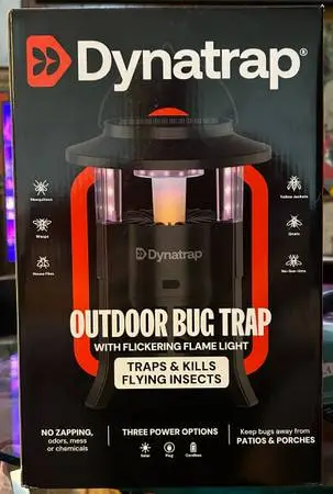 DynaTrap 1/4 acre Outdoor Mosquito and Insect Trap with Flickering Flame Light