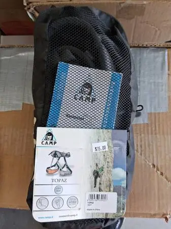 Camp TOPAZ Climbing Harness New!