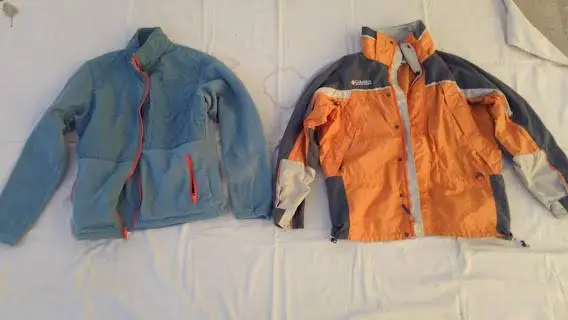 2 in 1 Columbia Jacket with Fleece Liner Jacket - Medium