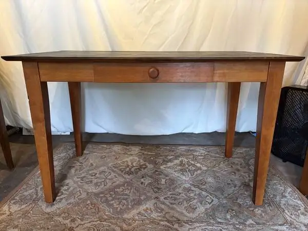 48 x 26 Desk Dining Table with Drawer