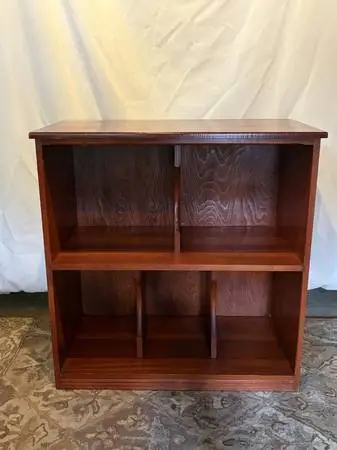 Vinyl Record Size Shelf Unit Refinished - 16 deep, 29 wide, 30 tall