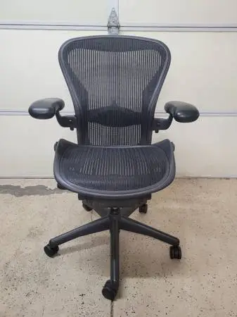 Herman Miller Aeron Size B Computer Desk Ergonomic Task Office Chair, Lumbar Pad