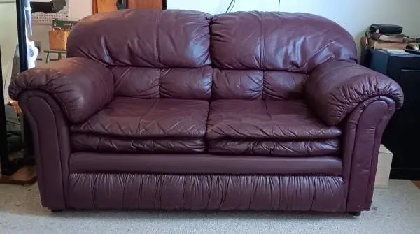 Leather couch