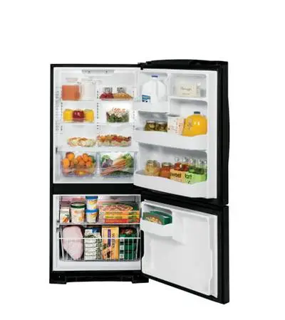 GE 20.3 Cu. Ft. Bottom-Freezer Refrigerator – Works Perfectly – $1300