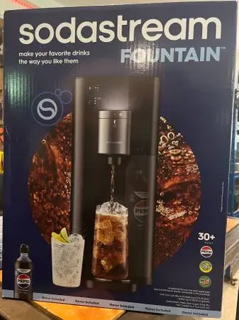 SodaStream Fountain Sparkling Drink Soda Water Maker 1L Kit