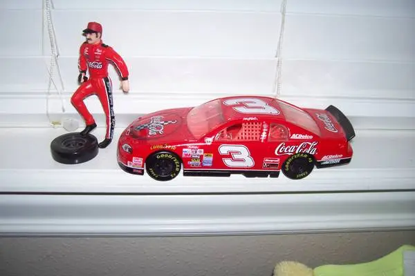 Dale Earnhardt Collectible Die Cast Car and Figure