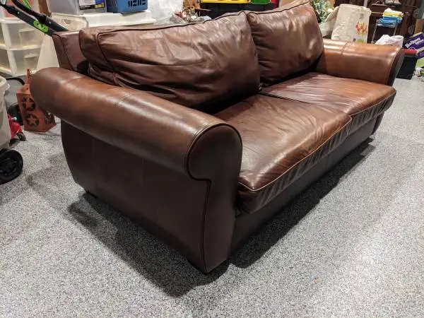 Leather Sofa and Recliner