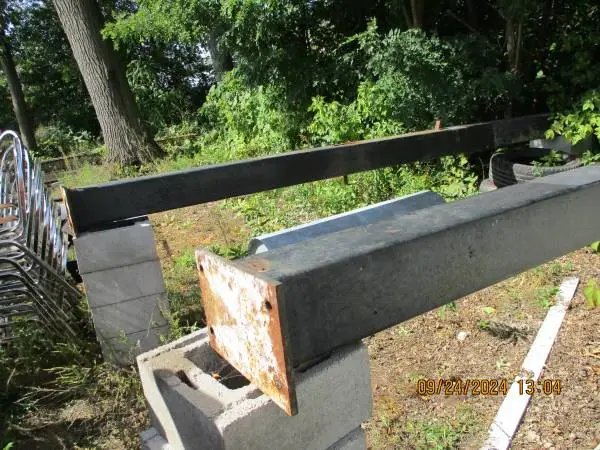 2-Steel Support Posts #3957
