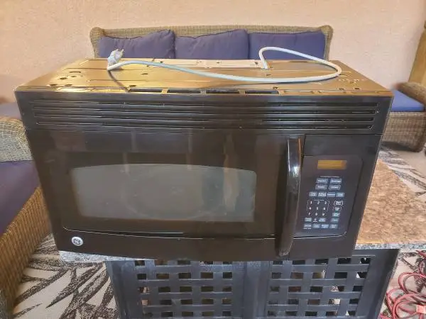 GE over range microwave