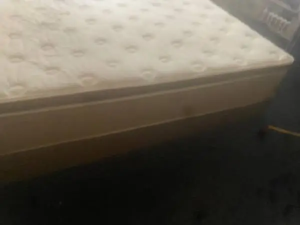 Queen size bed, quality mattress, and boxspring, Full headboard