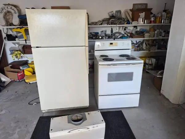 Refrigerator- Stove - Range Hood