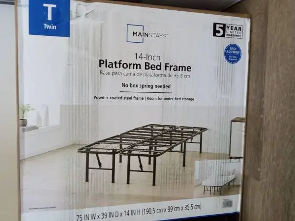 14 Inch Twin Size Frame
