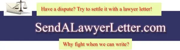 *** Have a problem? Settle it with a LAWYER LETTER, now just $249! ***