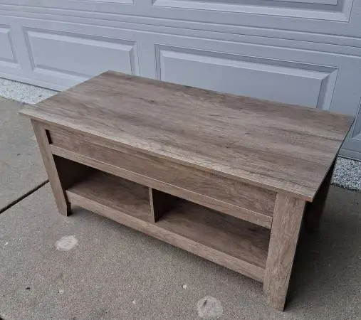 COFFEE TABLE WITH EXTENDING TOP &SECRET STORAGE