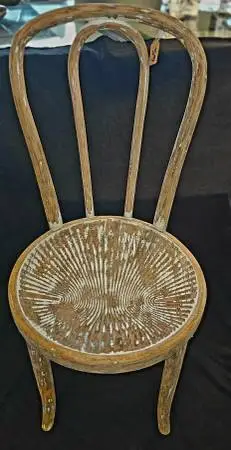 Distressed Parlor Chair