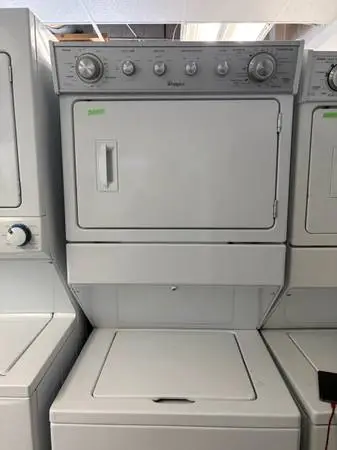 27 Wide Full Size Whirlpool Stackable Washer & Dryer