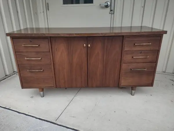 Vintage 1960s Mid Century Modern Credenza / TV Stand - Made in NC!
