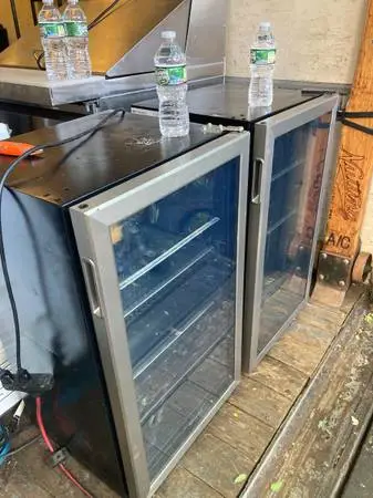 glass door refrigerator 2 for $150