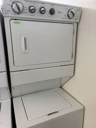 27 Wide Direct Drive Whirlpool Stackable Washer & Dryer