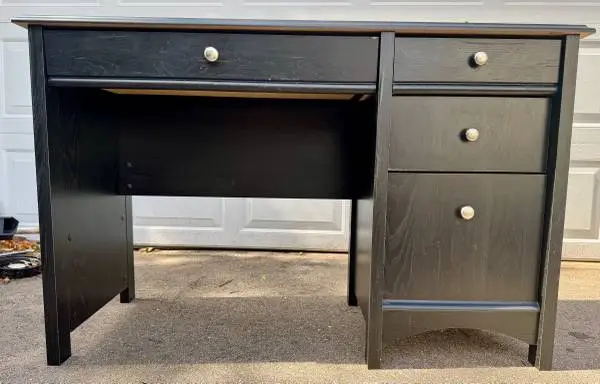 Black Office Desk