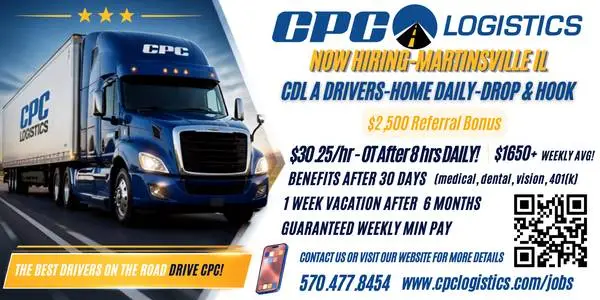Class A CDL Local Driver - Martinsville, IL-PG