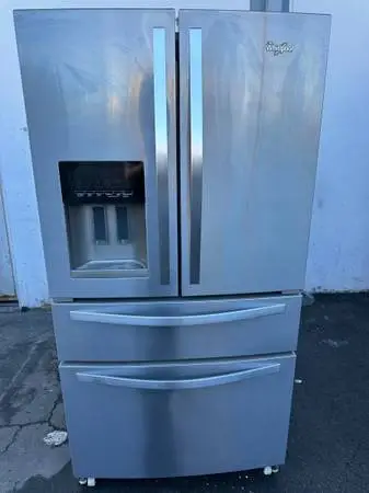 Whirlpool Stainless Steel French Door Refrigerator with Water & Ice
