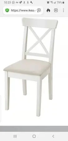 white solid wood Ikea chairs Wall Art window shade