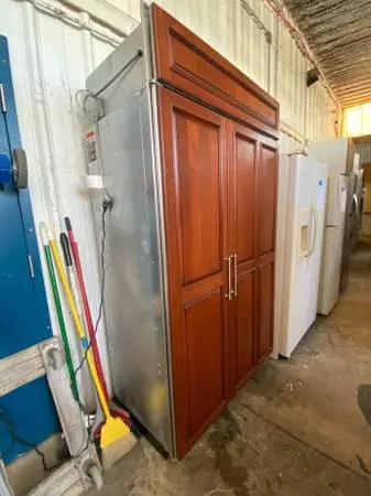 Wood Panel Sub Zero Refrigerator/Freezer Model #632/02 Used