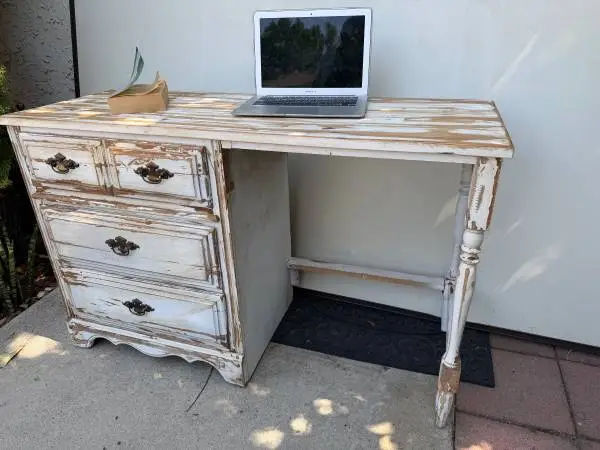 Desk Workbench Art Craft Hobby Table w/ 3 drawers   4 feet wide