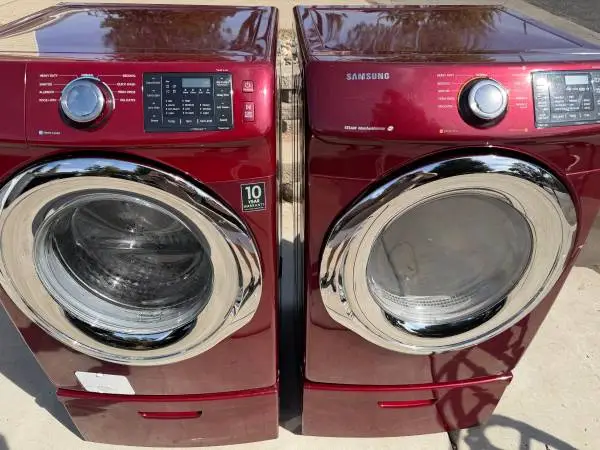 Samsung washer and electric dryer