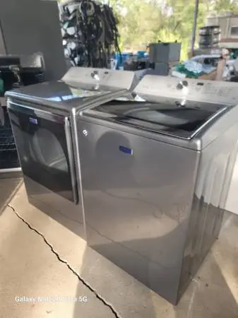 NEWER MAYTAG WASHER AND DRYER