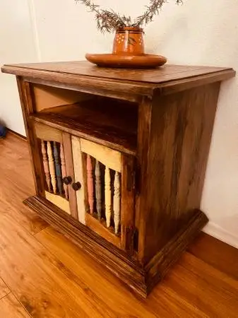 Chest cabinet dessert table accent cabinet Monterey  2 doors vintage