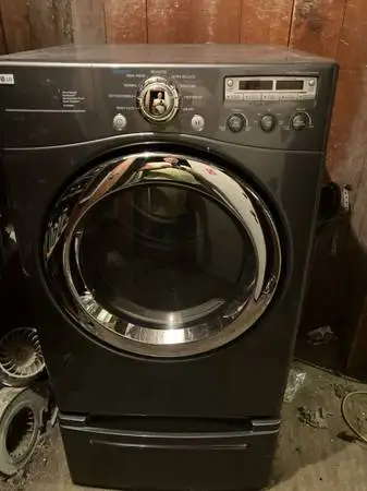 LG dryer on pedestal guaranteed delivery is available