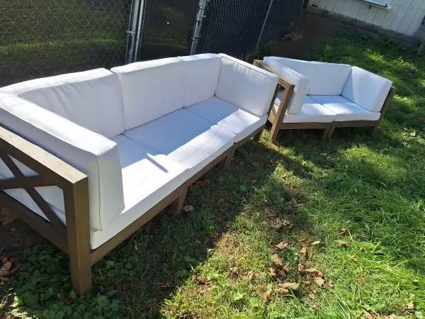 1 Couch 1 Loveseat furniture outdoor indoor 5 piece furniture