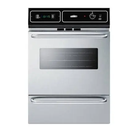 Summit 24 Single Electric Wall Oven Stainless Steel New