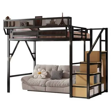 Full Loft Bed with Stairs, brand new in box