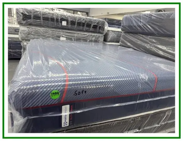 King Size Sealy Posturepedic Elite Hybrid Mattress & Boxes Bed