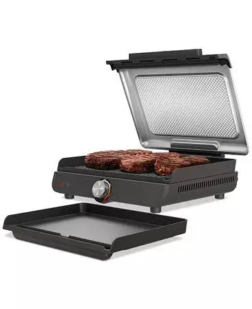Ninja Electric Indoor Grill with Removable Drip Tray - Black
