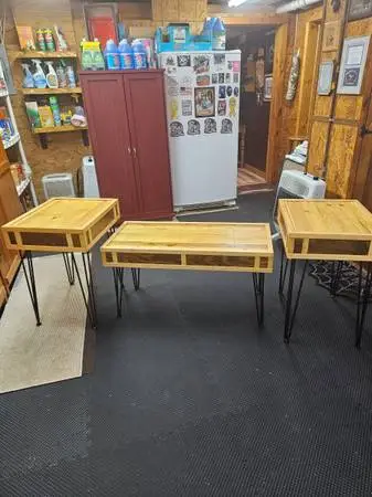 Coffee Table and 2 End Tables