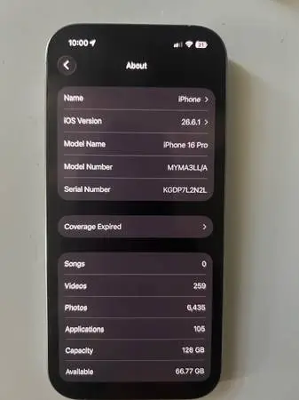 iPhone 16 Pro