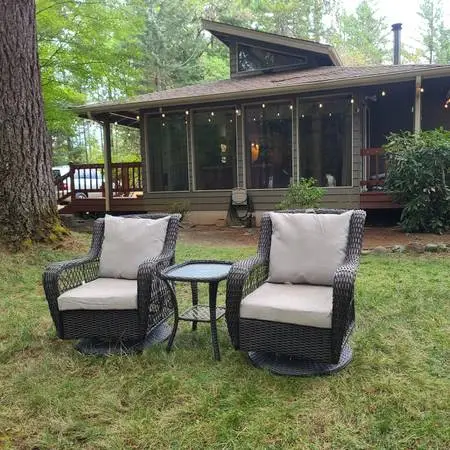 Outdoor Swivel Rocker Chairs With Table