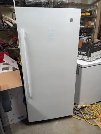GE 14.1 Cu Ft Garage Ready Frost-Free Upright Freezer - Digital Contro