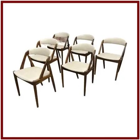 Kai Kristiansen For Schou Andersen Dining Chairs, Set Of Six
