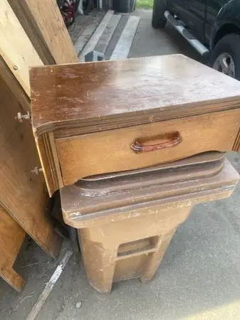 Vintage waterfall vanity drawer that goes in the middle