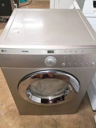 Very large LG Tromm front load electric clothes dryer