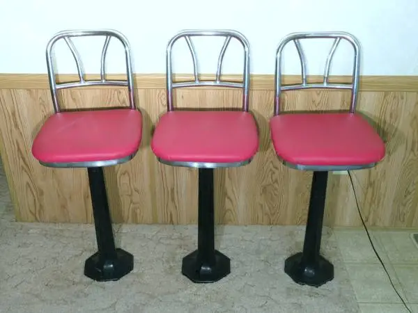 1950s Woolworths Luncheonette Chairs - Vintage - Set of 3