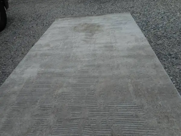 Gray and Cream Color Rug 5 x 8 Made in Turkey