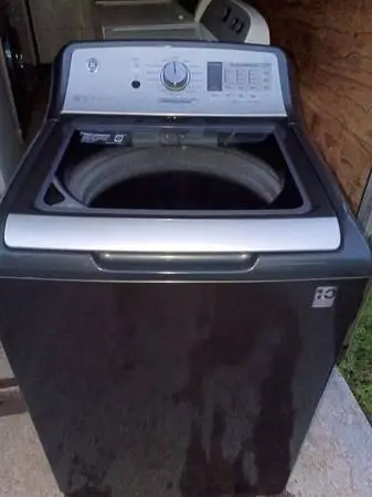 Extra large capacity GE top load clothes washing washer