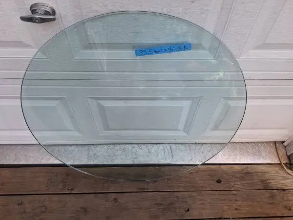 Glass table top heavy thick glass top