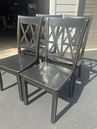 4- XX Back Chairs $55 each
